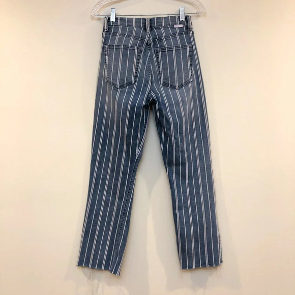 Boyish Stanley Striped Straight Leg Denim Jeans 26 - Picture 11 of 14
